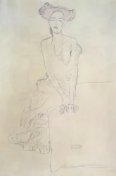 Sitzende Frau, 1908